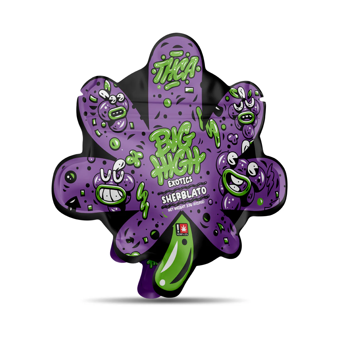 Sherblato Purple THCA Flower (Hybrid)